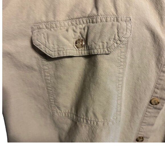 Carhartt National Park Volunteer Beige Short Sleeve Shirt with Patch & Button Po - Picture 6 of 16